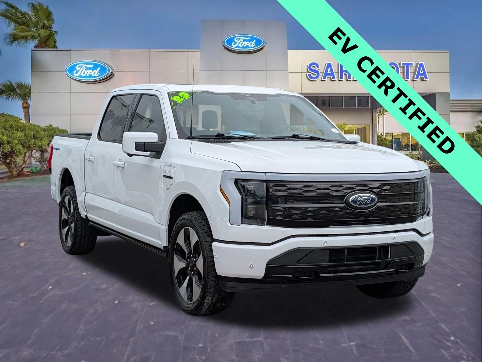 Certified 2023 Ford F150 Lightning Platinum