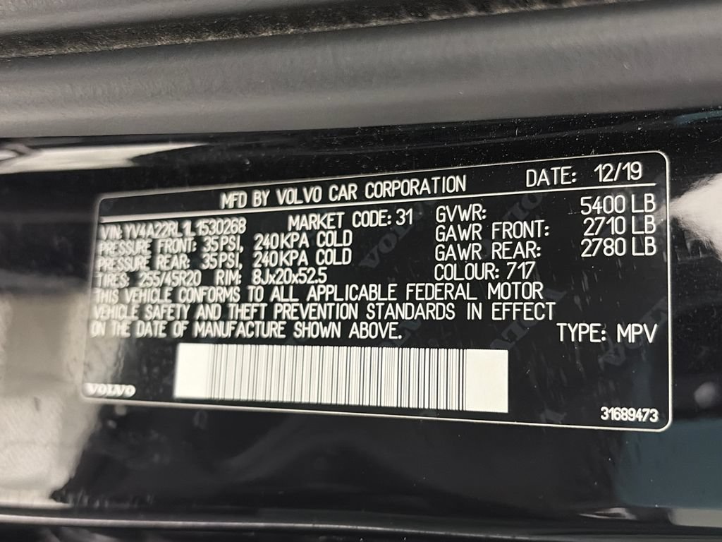 Used 2020 Volvo XC60 T6 Inscription AWD/4WD image 9
