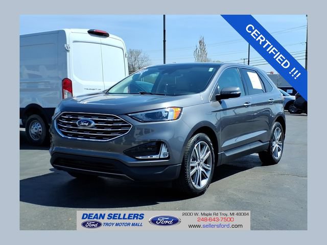 Certified 2023 Ford Edge Titanium w/ Class II Trailer Tow Package
