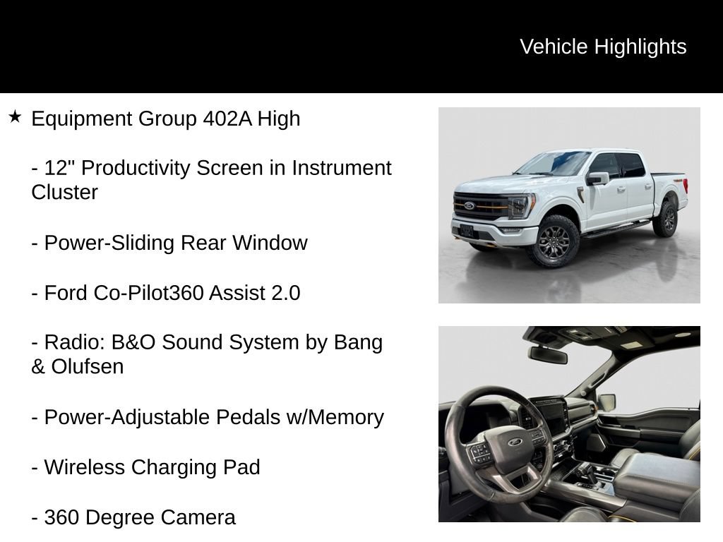 Certified 2023 Ford F150 Tremor w/ Equipment Group 402A High AWD/4WD image 6