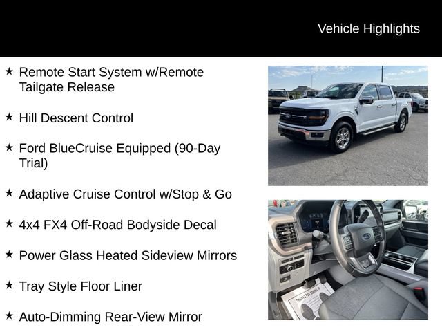 Certified 2024 Ford F150 XLT w/ Equipment Group 302A MID AWD/4WD image 15