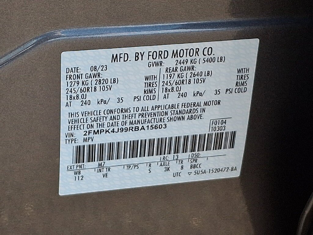 Certified 2024 Ford Edge SEL w/ Convenience Package AWD/4WD image 28