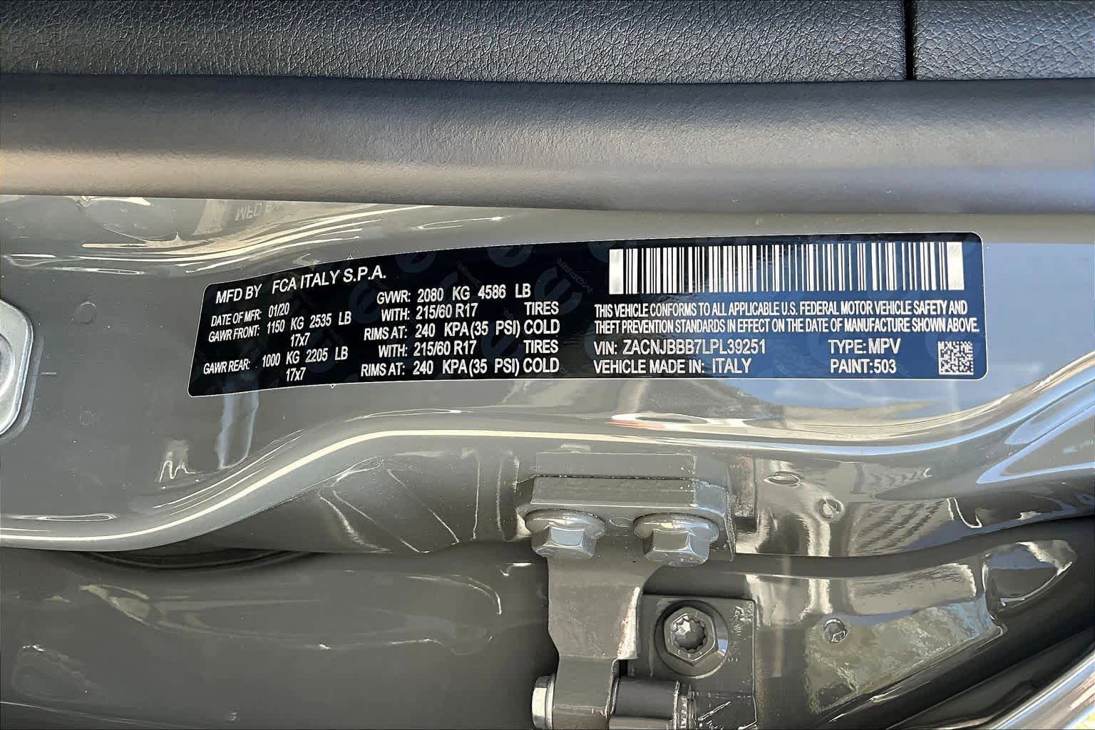 Used 2020 Jeep Renegade Latitude w/ Cold Weather Group AWD/4WD image 34