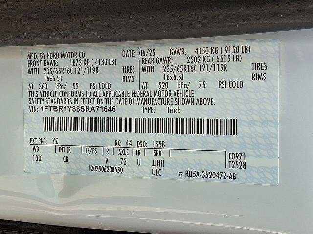 Certified 2025 Ford Transit 250 Low Roof w/ Exterior Upgrade Package RWD image 27