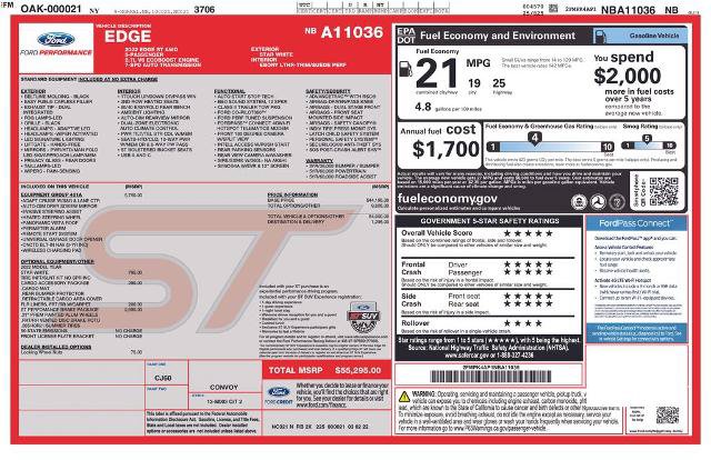 Certified 2022 Ford Edge ST w/ Equipment Group 401A AWD/4WD image 29