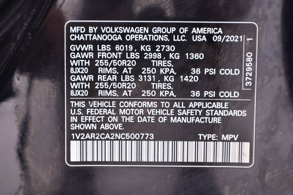 Used 2022 Volkswagen Atlas SEL R-Line AWD/4WD image 47