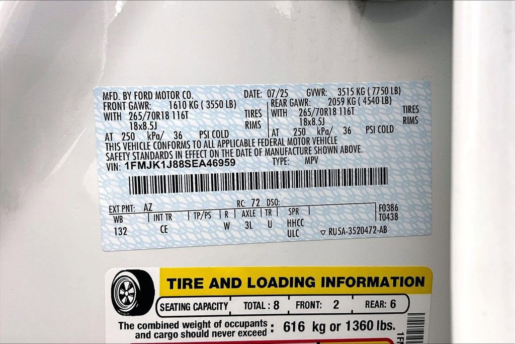Certified 2025 Ford Expedition Max Active AWD/4WD image 36