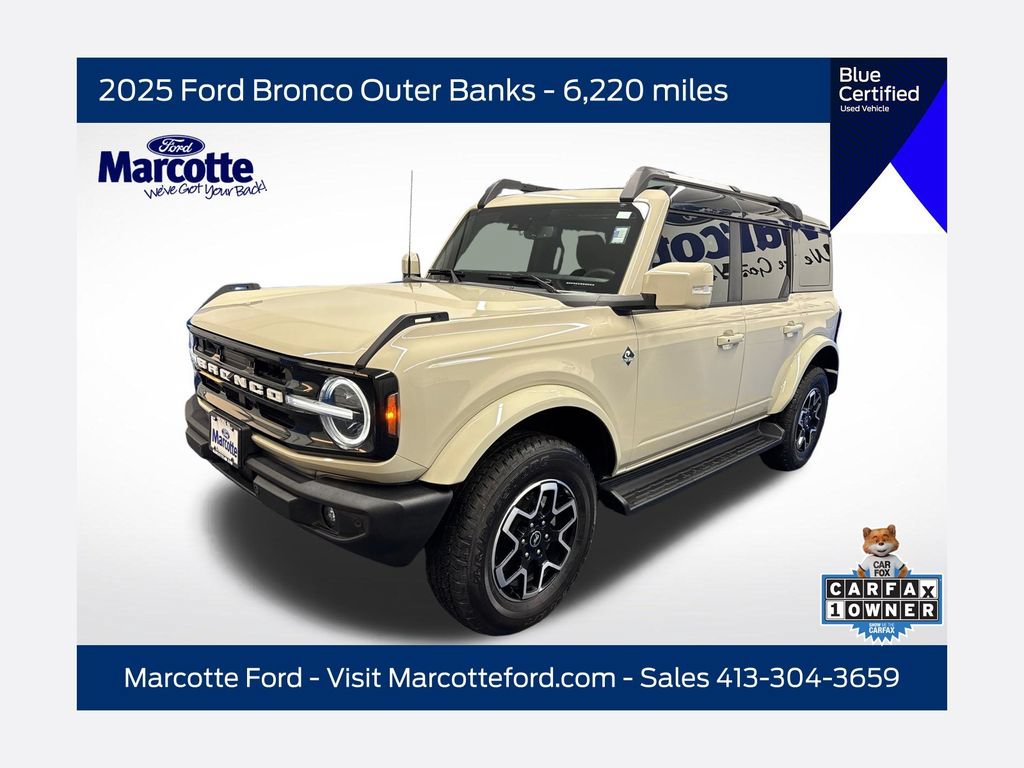 Certified 2025 Ford Bronco Outer Banks