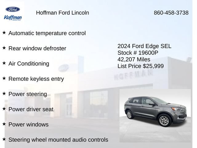 Certified 2024 Ford Edge SEL AWD/4WD image 12