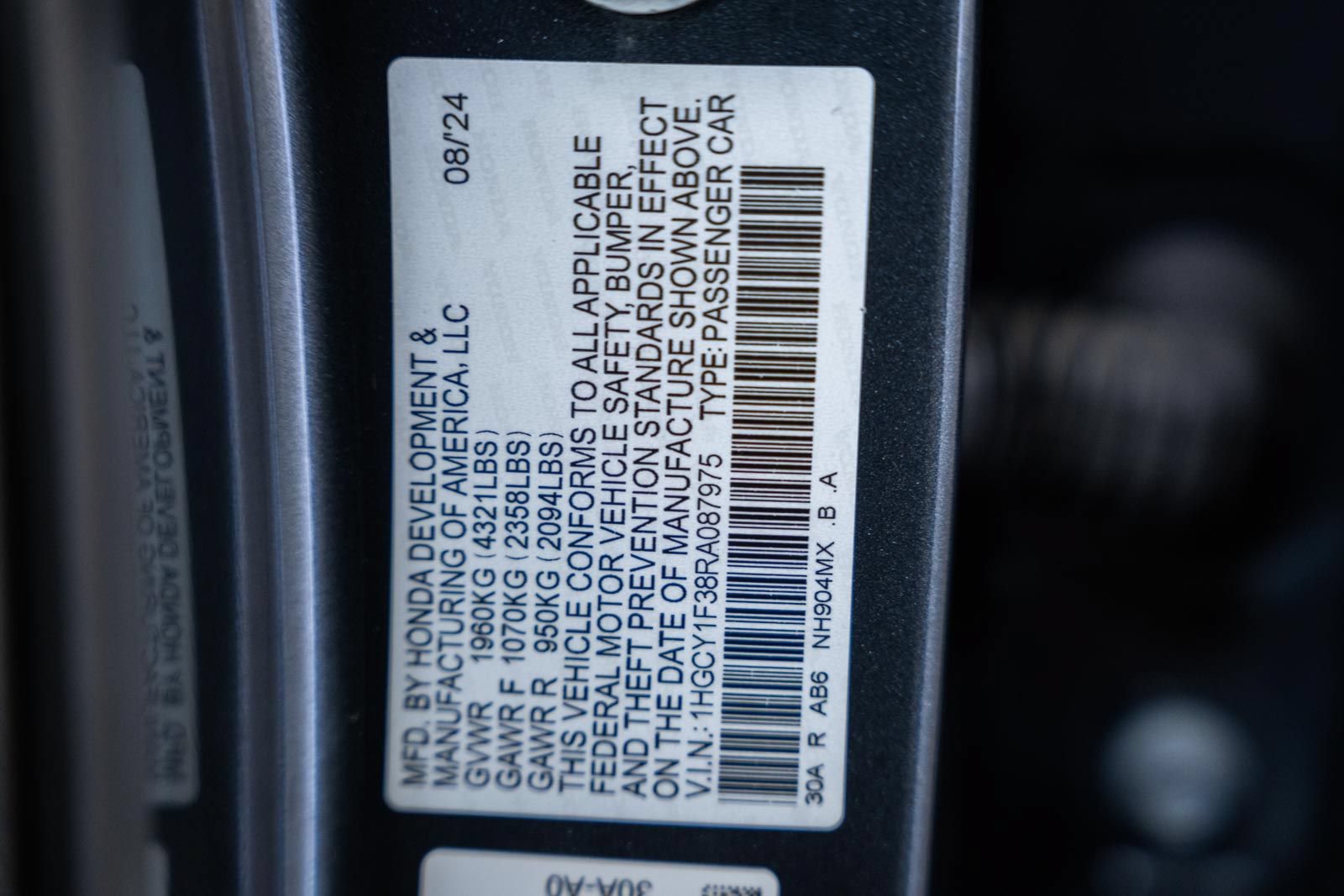 Used 2024 Honda Accord EX image 31