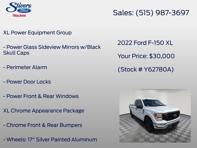 Certified 2022 Ford F150 XL w/ Equipment Group 101A High AWD/4WD image 16