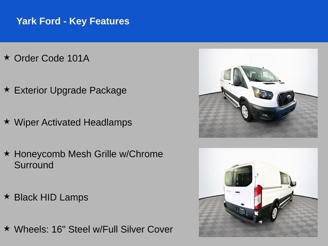 Certified 2025 Ford Transit 250 Low Roof w/ Exterior Upgrade Package RWD image 2