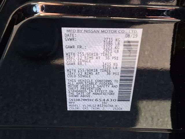 Used 2019 Nissan Pathfinder SL AWD/4WD image 32