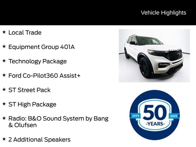 Certified 2022 Ford Explorer ST w/ Equipment Group 401A image 6