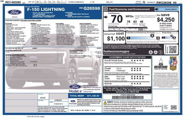 Certified 2024 Ford F150 Lightning Flash AWD/4WD image 7