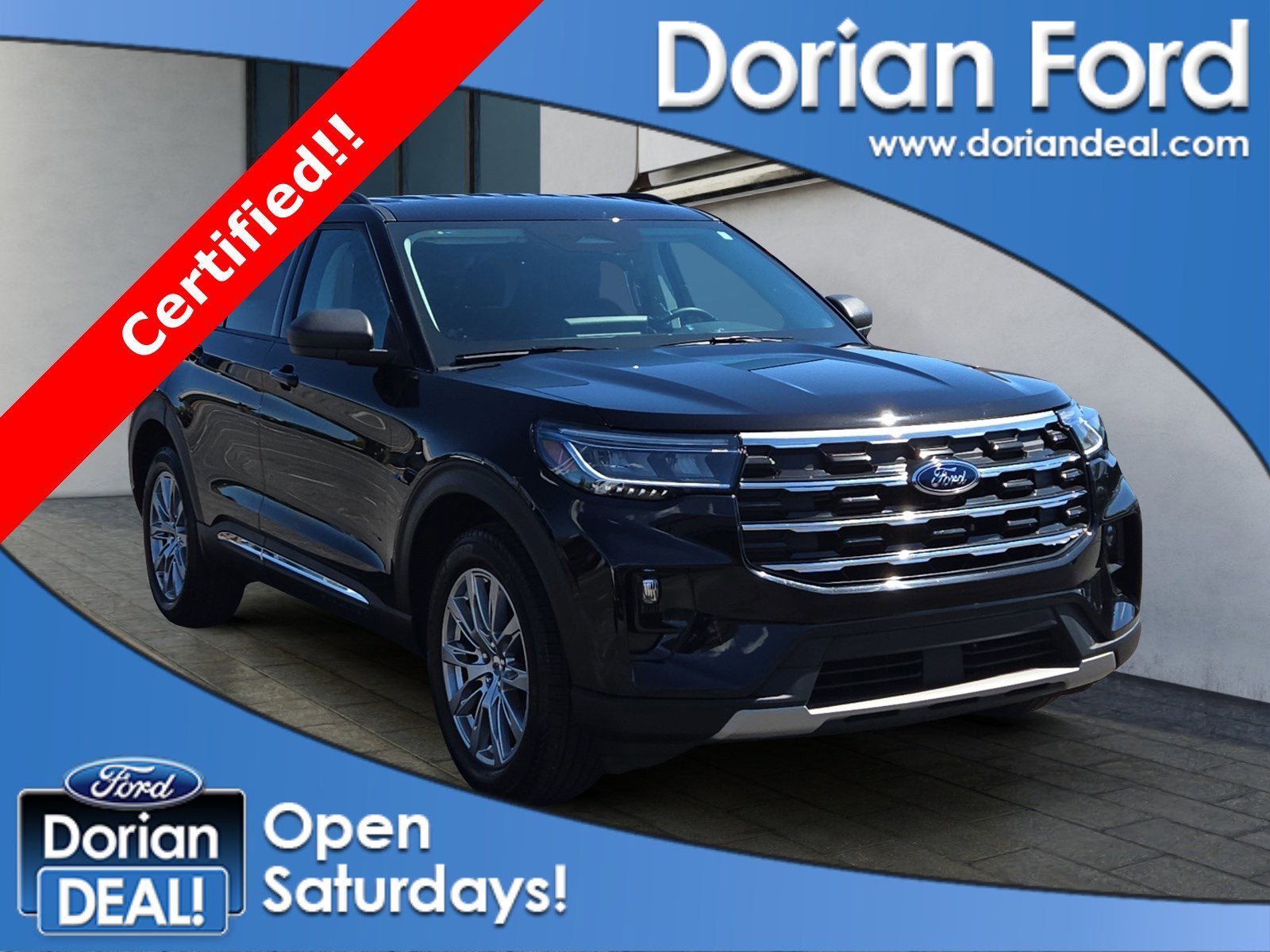 Certified 2025 Ford Explorer Active w/ Active Comfort Package AWD/4WD image 1