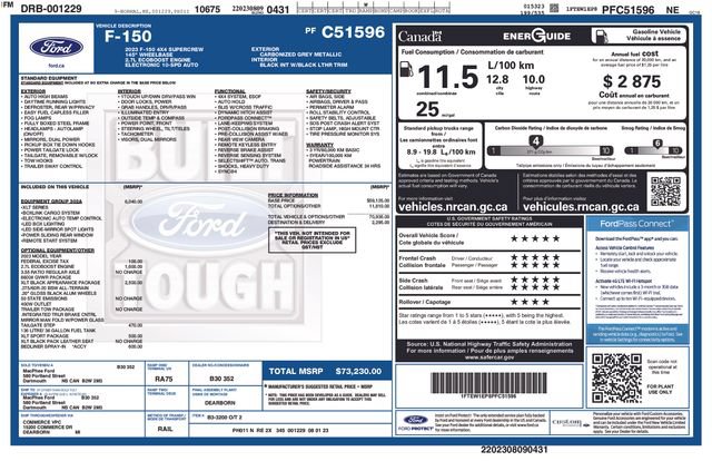 Certified 2023 Ford F150 XLT w/ Equipment Group 302A High AWD/4WD image 23