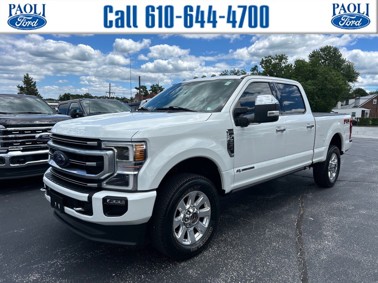 Certified 2020 Ford F350 Platinum w/ FX4 Off-Road Package AWD/4WD image 1