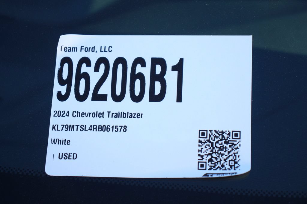 Used 2024 Chevrolet TrailBlazer RS FWD image 30