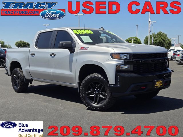 Used 2021 Chevrolet Silverado 1500 Custom Trail Boss w/ Safety Confidence Package AWD/4WD image 1