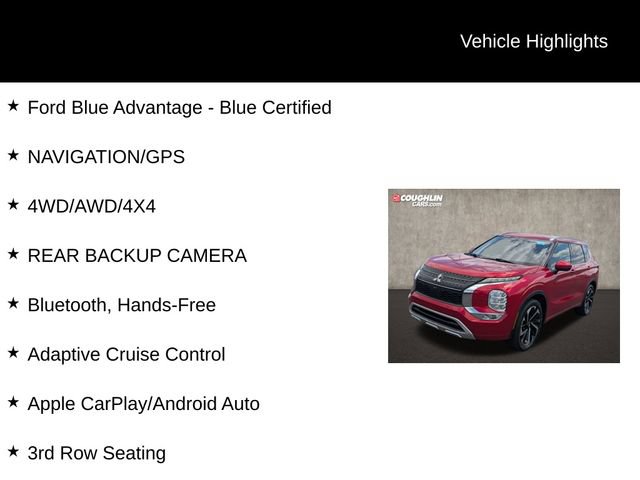Used 2022 Mitsubishi Outlander SEL AWD/4WD video 2