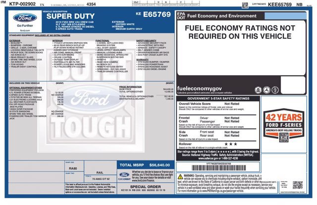 Certified 2019 Ford F250 XLT w/ FX4 Off-Road Package AWD/4WD image 2