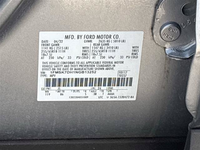 Certified 2022 Ford Explorer XLT w/ Class IV Trailer Tow Package RWD image 33