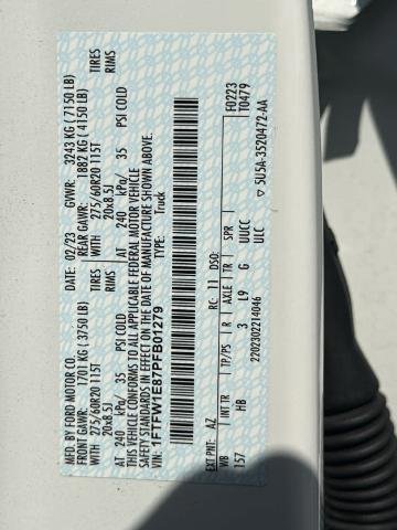 Certified 2023 Ford F150 Lariat w/ Equipment Group 502A High image 14