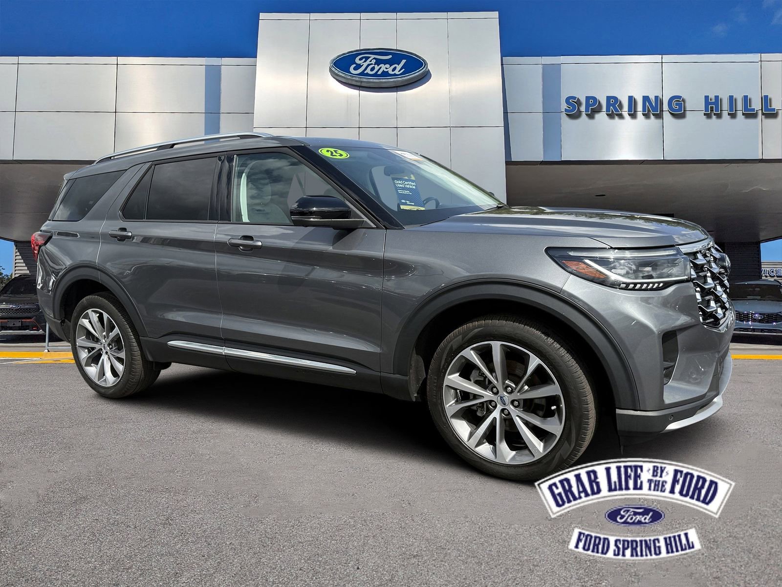 Certified 2025 Ford Explorer Platinum w/ Ultimate Package