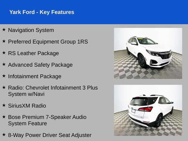 Used 2022 Chevrolet Equinox RS w/ RS Leather Package image 2