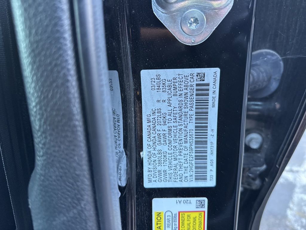 Used 2023 Honda Civic Sport image 9