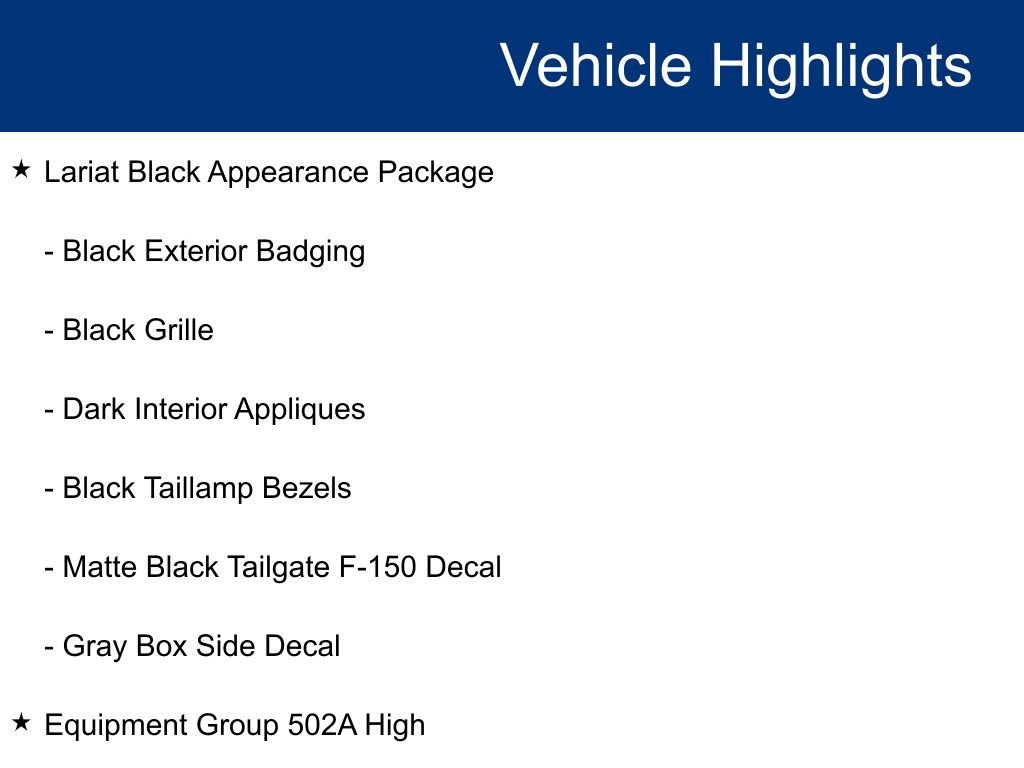 Certified 2025 Ford F150 Lariat w/ Equipment Group 502A High image 23