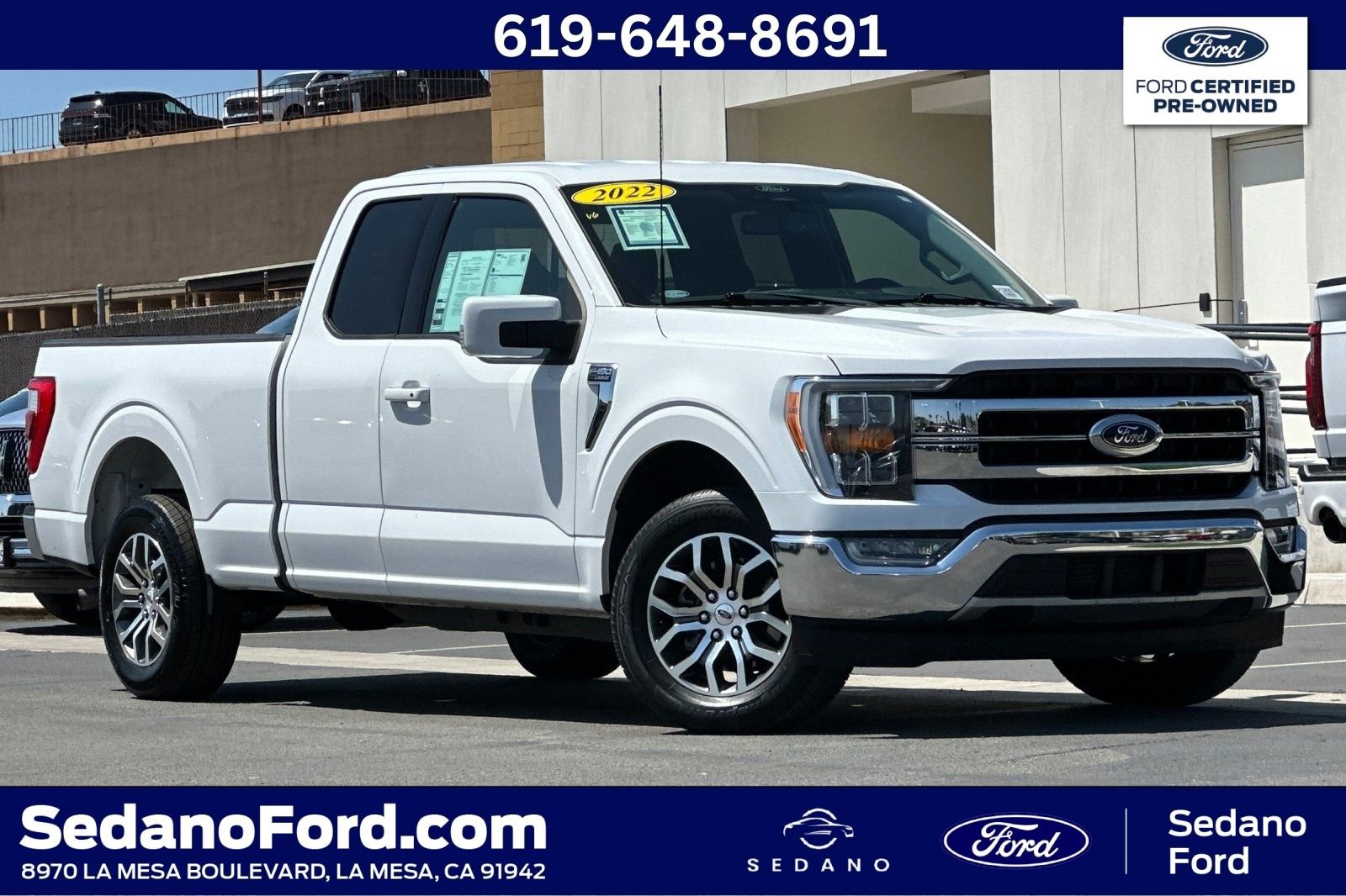 Certified 2022 Ford F150 Lariat w/ Trailer Tow Package RWD image 1