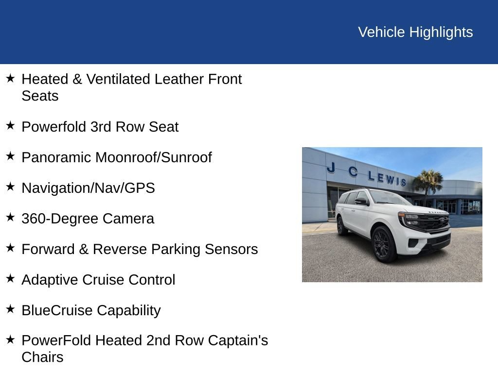 Certified 2025 Ford Expedition Platinum w/ Stealth Performance Package AWD/4WD image 34