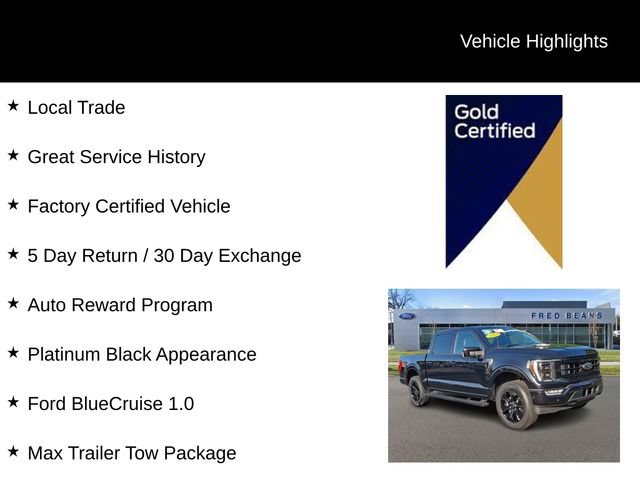 Certified 2023 Ford F150 Platinum w/ Equipment Group 701A High AWD/4WD image 4