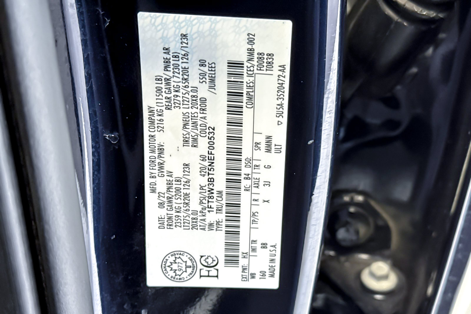 Certified 2022 Ford F350 Platinum AWD/4WD image 28