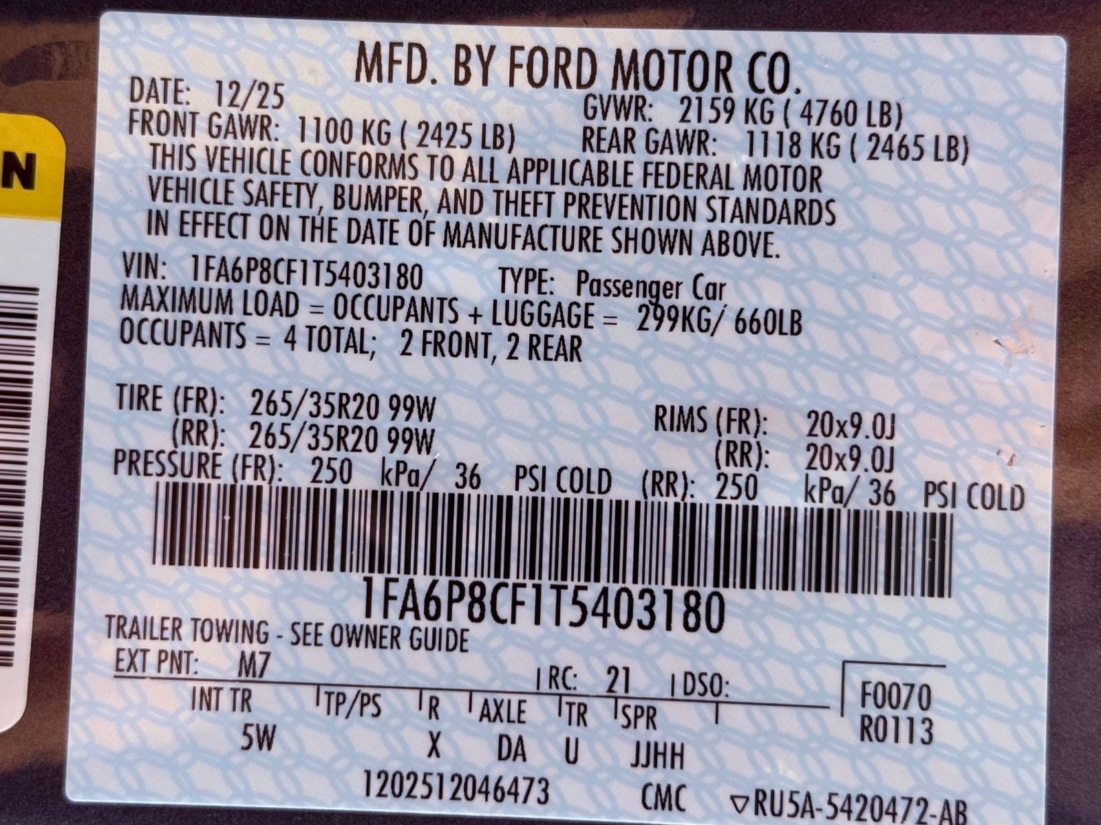 Certified 2026 Ford Mustang GT Premium RWD image 20