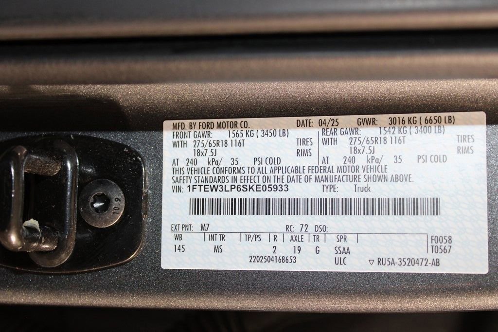 Certified 2025 Ford F150 XLT w/ Equipment Group 301A Standard image 23