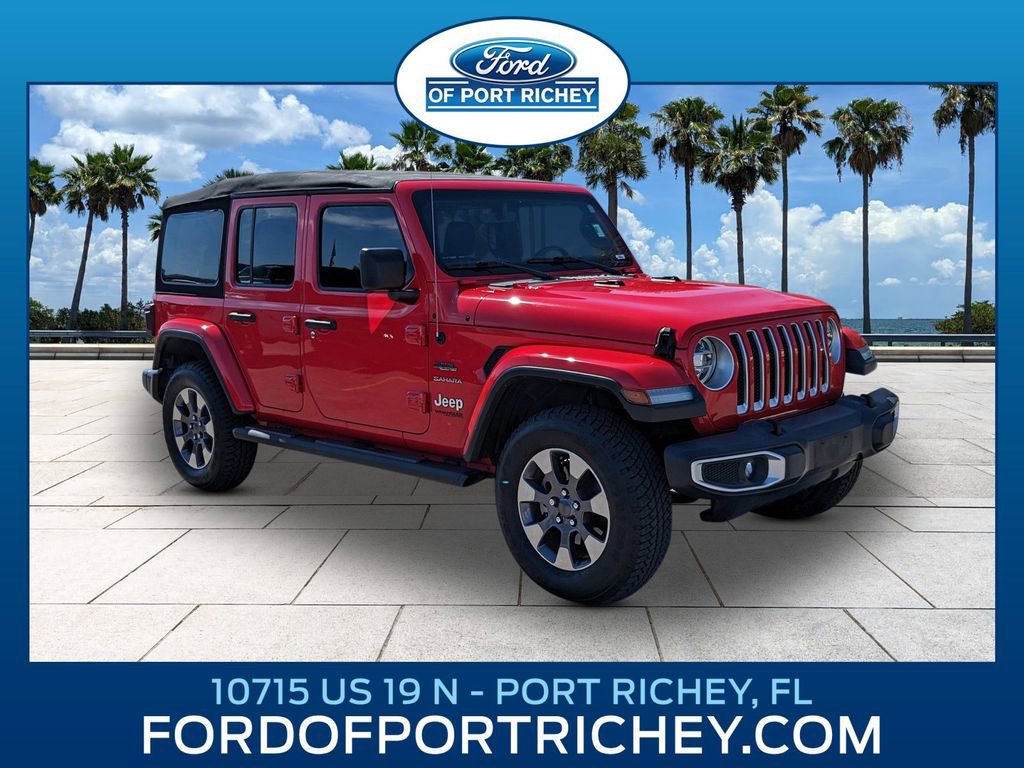 Used 2019 Jeep Wrangler Unlimited Sahara w/ Dual Top Group AWD/4WD image 1