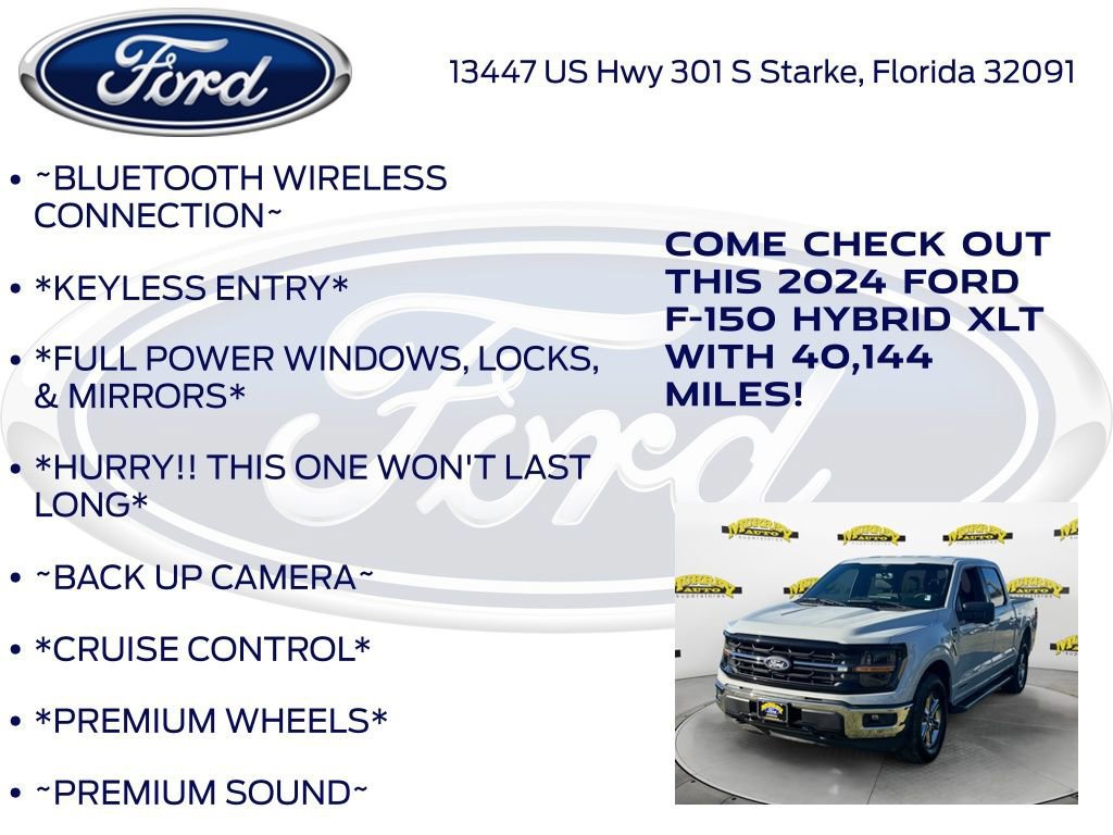 Certified 2024 Ford F150 XLT w/ Mobile Office Package image 11