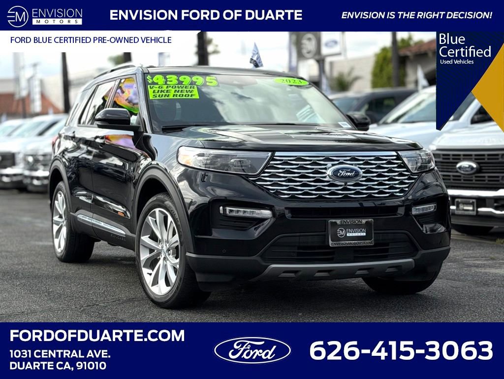 Certified 2023 Ford Explorer Platinum w/ Technology Package