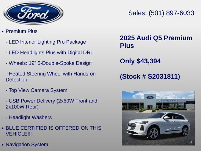 Used 2025 Audi Q5 Premium Plus AWD/4WD image 12