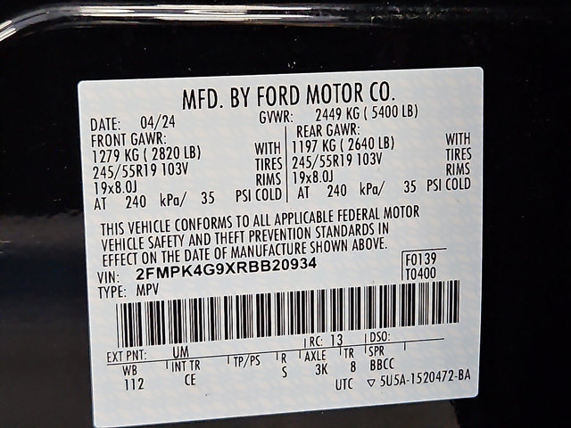 Certified 2024 Ford Edge SE w/ Black Appearance Package AWD/4WD image 24