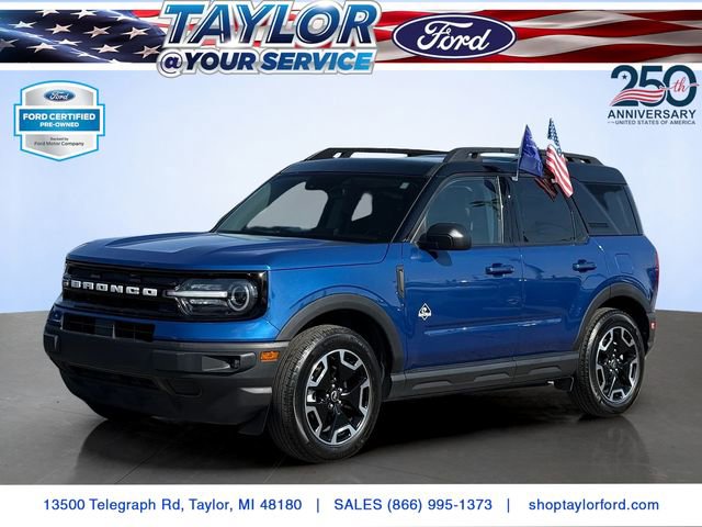 Certified 2023 Ford Bronco Sport Outer Banks w/ Tech Package