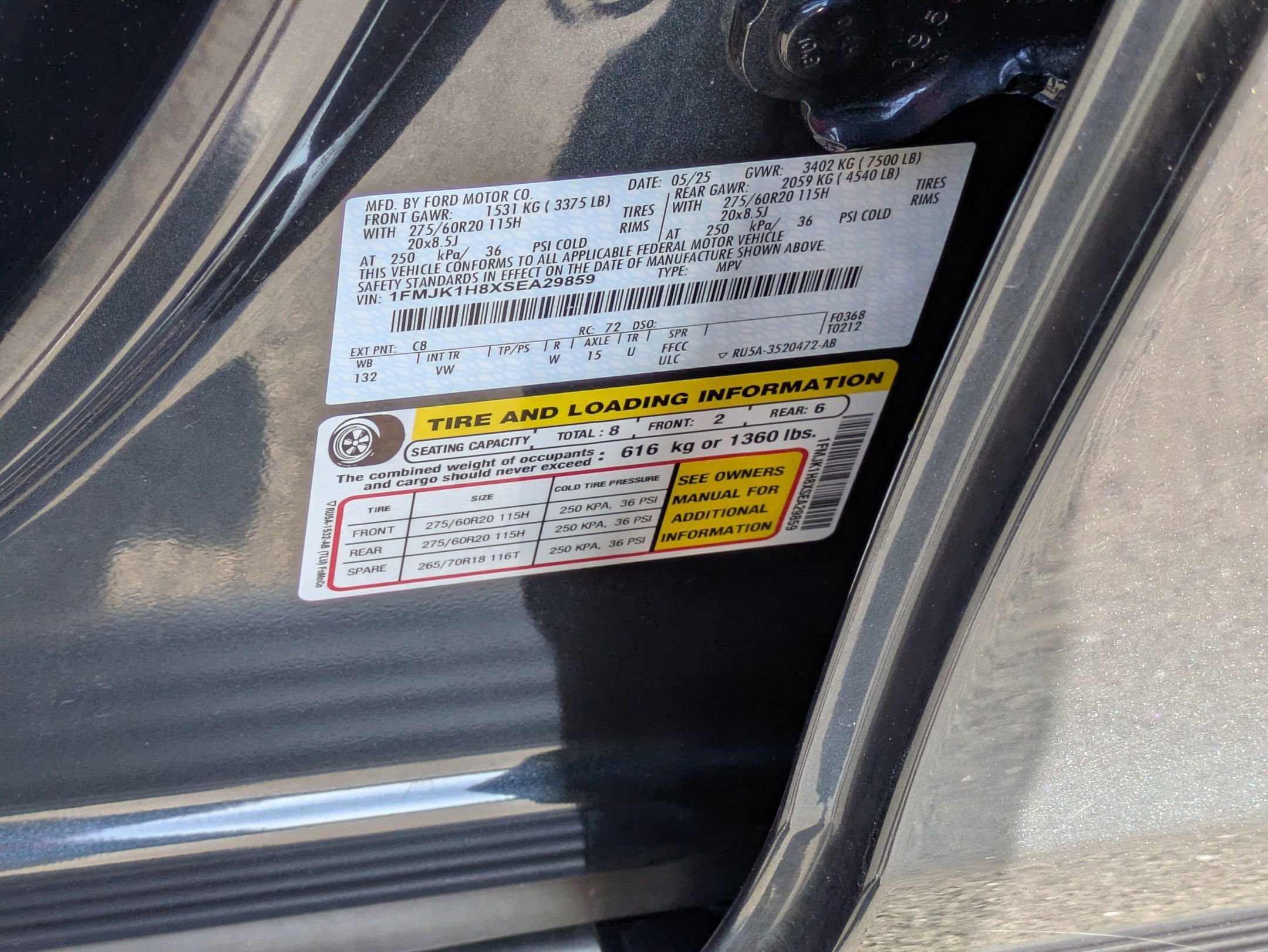 Certified 2025 Ford Expedition Max Active RWD image 41