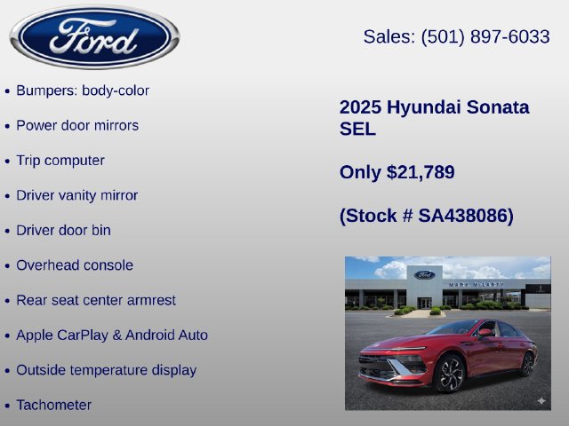 Used 2025 Hyundai Sonata SEL FWD image 30