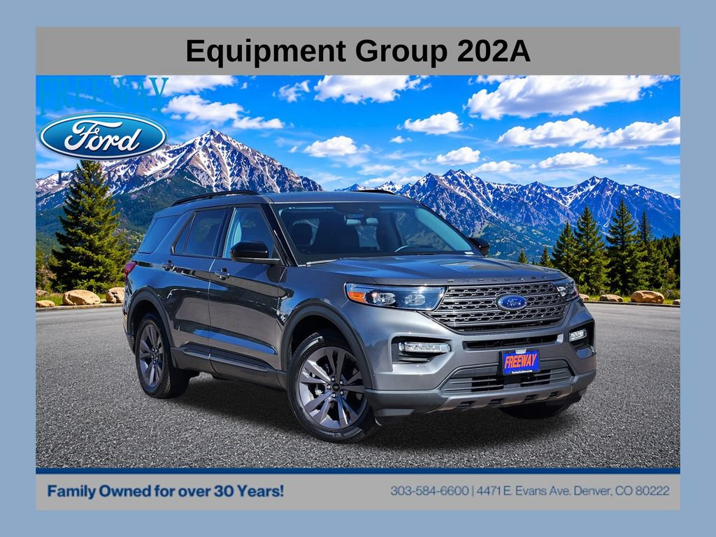 Certified 2023 Ford Explorer XLT w/ Equipment Group 202A