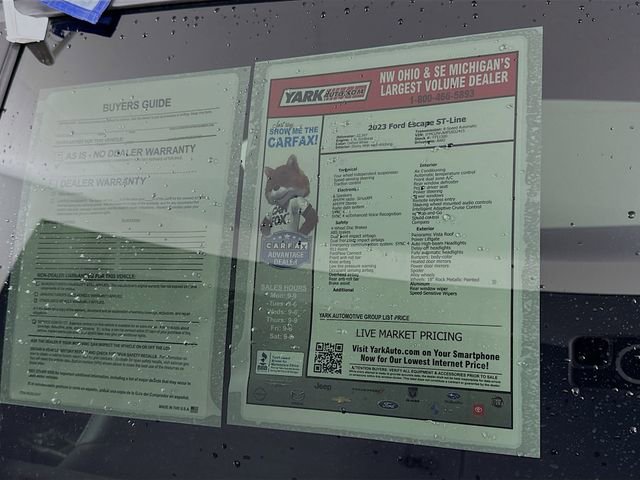 Certified 2023 Ford Escape ST-Line w/ Tech Pack #1 image 15