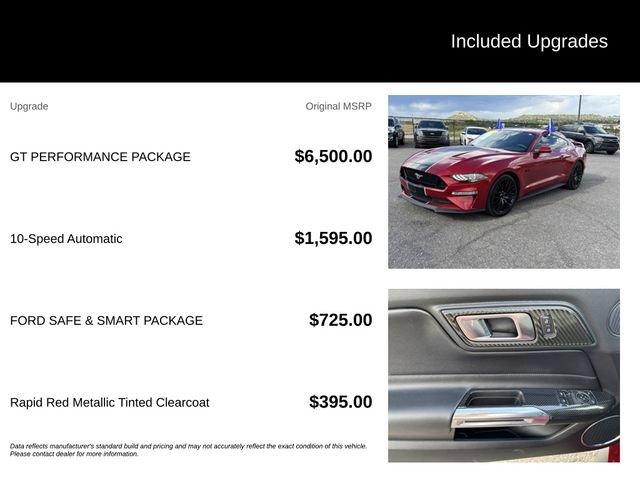 Certified 2021 Ford Mustang GT Premium w/ GT Performance Package RWD image 5