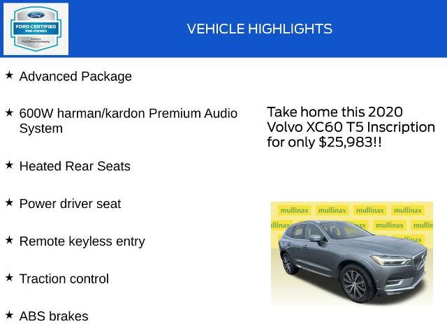 Used 2020 Volvo XC60 T5 Inscription w/ Protection Package image 17